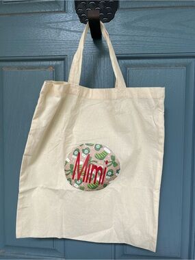 Handmade Personalized Christmas Bag / Gift Bag - “Mimi”